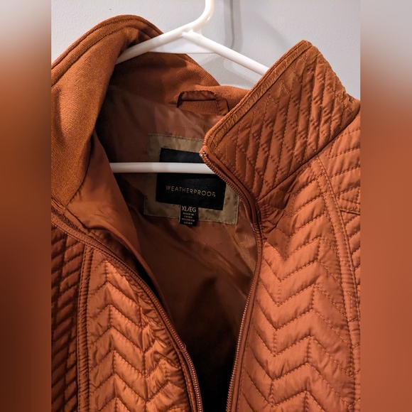 NWT Burnished Pecan QUILTED JACKET WITH SIDE STRETCH XL - Picture 11 of 11